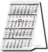 Tischkalender 4-Month Desk Calender Standard 2023 von 