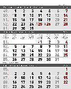 3-Monats-Tischkalender 2026