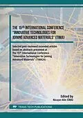 PDF The 15th International Conference "Innovative Technologies for Joining Advanced Materials" (TIMA) von 