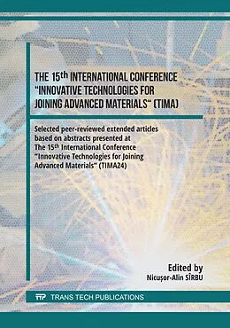 PDF The 15th International Conference "Innovative Technologies for Joining Advanced Materials" (TIMA) von 