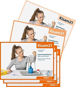 Textkarten / Symbolkarten Kisam21 - Experimentierkartei 1 - Schulbundle von Autorenteam
