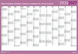 Kalender Wandplaner Midi 2026/27 von