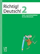 Kartonierter Einband Richtig! Deutsch! 2 / Arbeitsheft von Andreas Winkelmann, Regine Winkelmann
