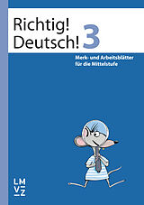 Kartonierter Einband Richtig! Deutsch! 3 / Arbeitsheft von Andreas Winkelmann, Regine Winkelmann