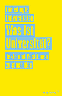 Paperback Was ist Universität? von 