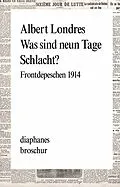 E-Book (epub) Was sind neun Tage Schlacht? von Albert Londres
