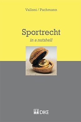 Kartonierter Einband Sportrecht von Lucien W Valloni, Thilo Pachmann
