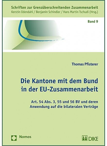 Die Kantone mit dem Bund in der EU-Zusammenarbeit