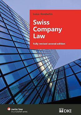 Couverture cartonnée Swiss Company Law de Lukas Handschin