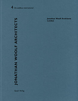 Paperback Jonathan Woolf Architects - London von Irina Davidovici, Valerio Olgiati