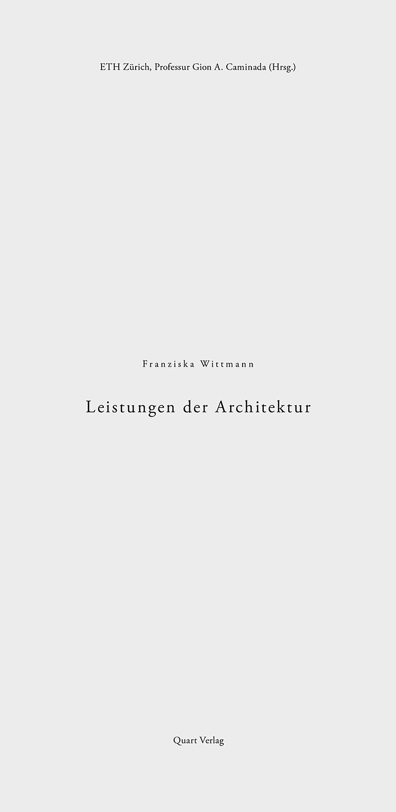 Leistungen der Architektur