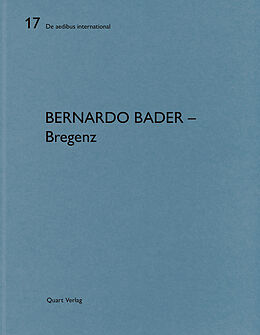 Kartonierter Einband Bernardo Bader Architekten  Bregenz von 