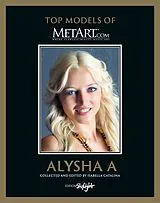 Fester Einband Alysha A - Top Models of MetArt.com von Isabella Catalina
