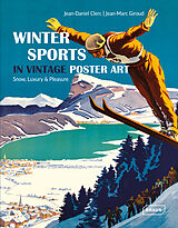 Fester Einband Winter Sports in Vintage Poster Art von Jean-Daniel Clerc, Giroud Jean-Marc