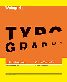 Kartonierter Einband Typography von Wolfgang Weingart