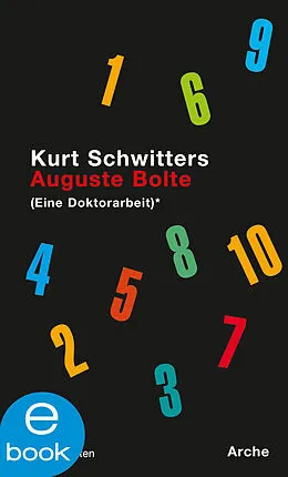 E-Book (epub) Auguste Bolte von Kurt Schwitters