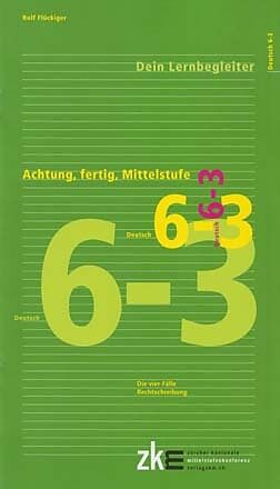 Geheftet Achtung, fertig, Mittelstufe, Quartalsheft 6-3 Deutsch von Rolf Flückiger