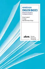 Kartonierter Einband Merkbüchlein English Basics von Rahel Bätschmann-Bürgin, Urs Egger, Michael Lombardi