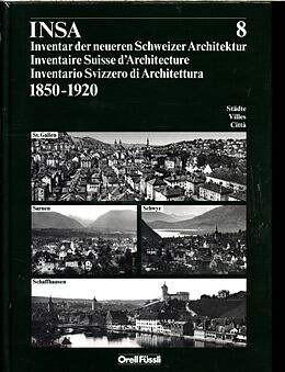 Livre Relié Insa : Inventar der neueren Schweizer Architektur 1850-1920 de A. Kuebler, C. Et Al Hauser