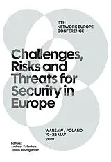 Kartonierter Einband Challenges, risks and threats for security in Europe von Andreas Kellerhals