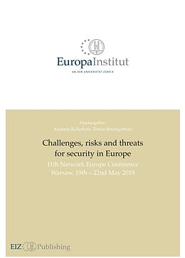 Fester Einband Challenges, risks and threats for security in Europe von Andreas Kellerhals