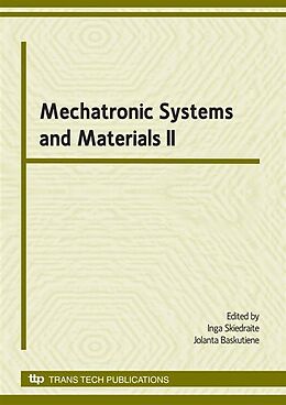 E-Book (pdf) Mechatronic Systems and Materials II von 