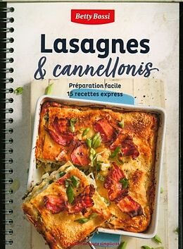 Reliure en spirale Lasagne & cannelloni de Betty Bossi