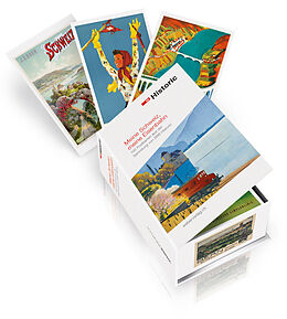 Postkartenbuch/Postkartensatz Postkartenbox Meine Schweiz, Meine Eisenbahn von 