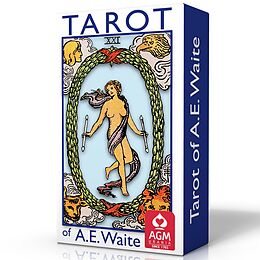 Couverture cartonnée Tarot of A.E. Waite (Blue Edition, Mini, GB) de Arthur Edward Waite