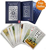 Fester Einband Lenormand Blue Owl (Silver Edition) - Marie-Anne Lenormand (English Lenormand Cards), m. 1 Beilage, m. 1 Buch von Harald Jösten
