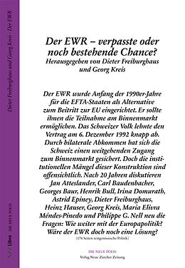 Fester Einband Der EWR  verpasste oder noch bestehende Chance? von 