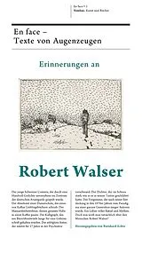 Kartonierter Einband Erinnerungen an Robert Walser von 