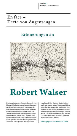 Kartonierter Einband Erinnerungen an Robert Walser von 