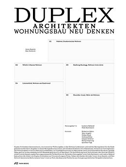 Livre Relié Duplex Architekten de Hubertus Adam, Marc Angélil, Nele / Kaestle, Anne Dechmann