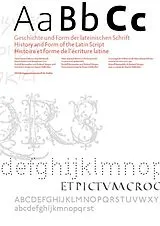 Kartonierter Einband ABC  Geschichte und Form der lateinischen Schrift von 