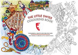 Postkartenbuch/Postkartensatz The Little Swiss Colouring Book von Janet Howell, Caroline Little, Joanna Moon