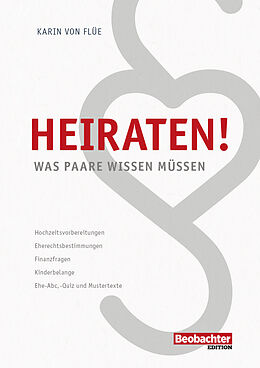Paperback Heiraten! von Karin von Flüe