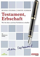 E-Book (pdf) Testament, Erbschaft von Benno Studer, David Fuhrer