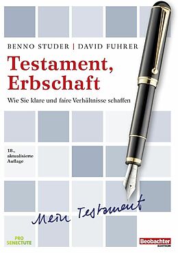 E-Book (epub) Testament, Erbschaft von Benno Studer, David Fuhrer
