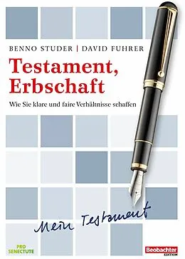 E-Book (epub) Testament, Erbschaft von Benno Studer, David Fuhrer