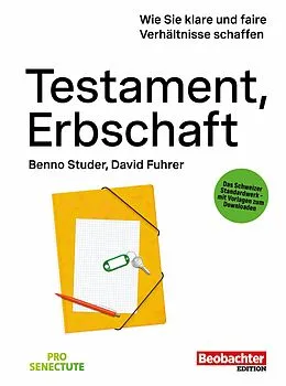 E-Book (epub) Testament, Erbschaft von Benno Studer, David Fuhrer