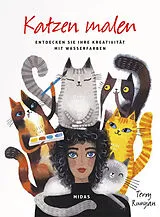 Kartonierter Einband Katzen malen von Terry Runyan