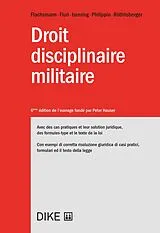 Kartonierter Einband Droit disciplinaire militaire von Stefan Flachsmann, Patrick Fluri, Bernhard Isenring