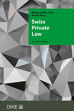 Couverture cartonnée Swiss Private Law de Nadine Boss, Markus Müller-Chen