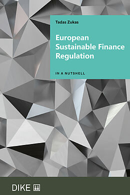 Couverture cartonnée European Sustainable Finance Regulation de Tadas Zukas