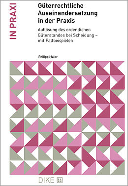 Fester Einband Güterrechtliche Auseinandersetzung in der Praxis von Philipp Maier