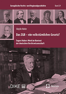 Fester Einband Das ZGB  ein volkstümliches Gesetz? von Sibylle Hofer