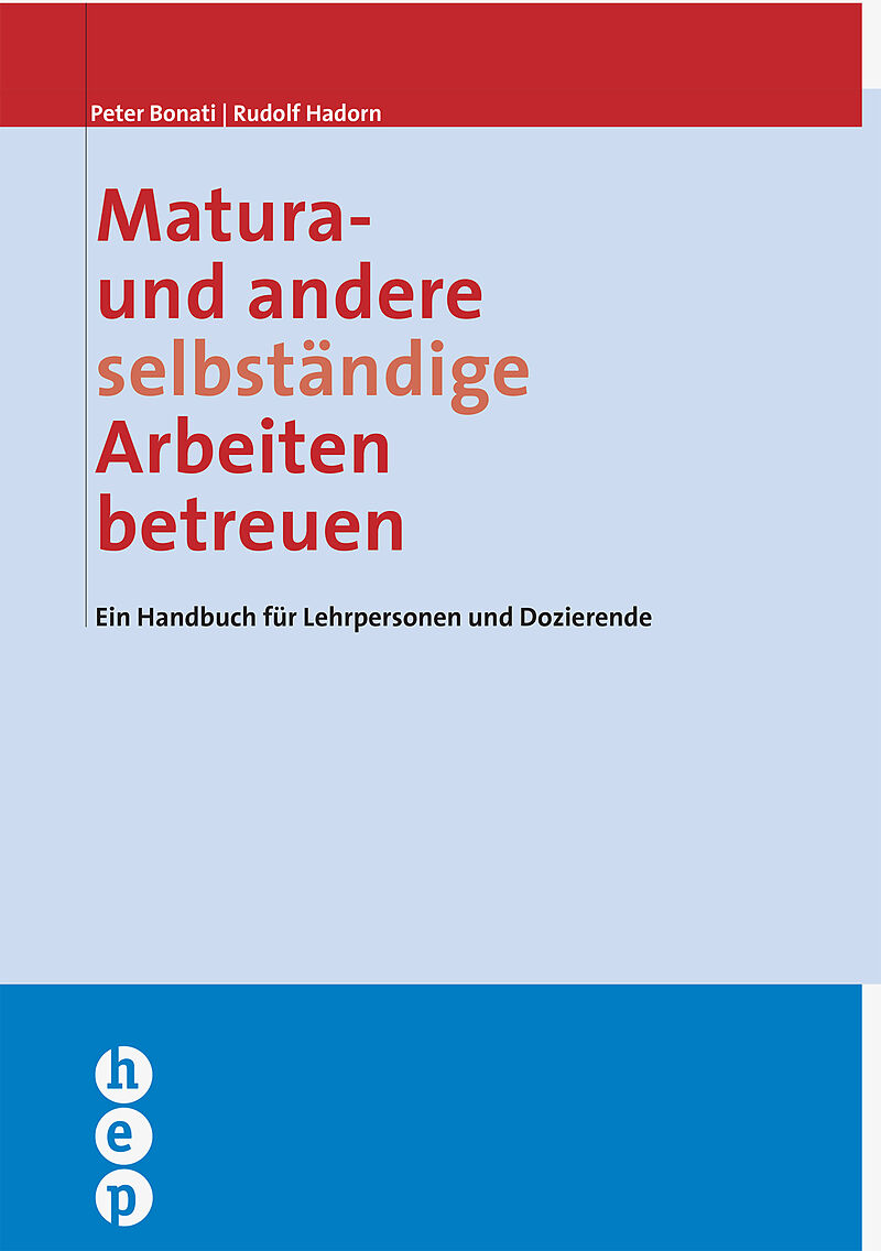 Matura- und andere selbständige Arbeiten betreuen