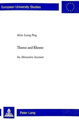 Kartonierter Einband Theme and Rheme von Alvin Leong Ping