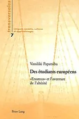 Kartonierter Einband Des étudiants européens von Vassiliki Papatsiba